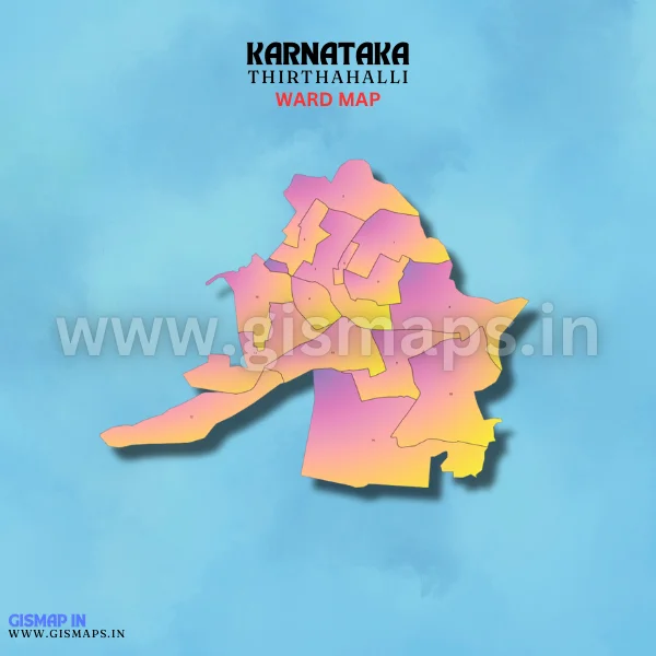 Thirthahalli Ward Map (Karnataka)